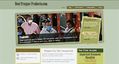 Desktop Screenshot of bestprepperproducts.com